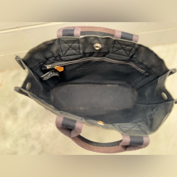 SOLD HERMES Vintage Unisex Y2K 100% Cotton Canvas Fourre Tout PM (Mini Tote) - Picture 11 of 16